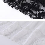Coucoland White Half Slip Dress - 29" Women's Long Lace Slips for Under Dresses Women Underskirt Shirt Skirt Extender