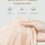 MANCYFIT Half Slips for Women Under Dress Underskirt Dress Midi Skirt Slip Nude S