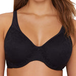 Bali womens Passion for Comfort Underwire Minimizer Bra, Black Lace, 40DDD US