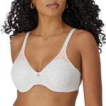 Bali womens Passion For Comfort Minimizer Underwire Bra, Pink Leaf Print, 38D