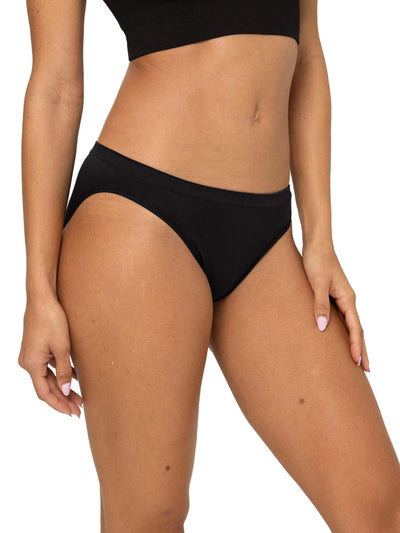 Fruit of the Loom Women's No Show Seamless Underwear, Amazing Stretch & No Panty Lines, Smooth Under Clothes - Bikini - 6 Pack - Assorted Color Neutrals, 7
