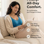 SHAPERMINT Wireless Bras for Women No Underwire – Small to Plus Size Bralettes with Support and Natural Lift