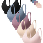 HBselect Wireless Bras for Women No Underwire, Women Comfortable Bras Seamless Padded Bras Everyday Sports Tshirt Bra