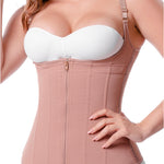 Sonryse O24ZL Fajas Colombianas Reductoras y Moldeadoras Compression Vest Shaper Tummy Tuck Shaper Girdle for Women Mocha 4X-Large