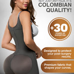 Sonryse Stage 2 faja Tummy Tuck Compression Garment | Faja Body Shaper Shapewear for Women | Fajas Colombianas Moldeadoras Black Ash M