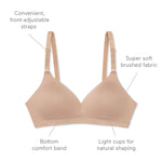 Warner's womens Cloud 9 Wire-free Contour bras, White, 36B US