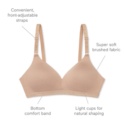 Warner's womens Cloud 9 Wire-free Contour bras, White, 36B US
