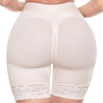 Sonryse TR70ZF High Waisted Shapewear Shorts Girdle Tummy Control for Women Calzones Fajas Colombianas Reductoras y Moldeadoras para Mujer Beige 2XL