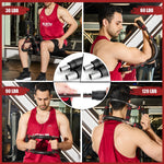 Twister Arm Trainer, 30-120 lbs Adjustable Twister Arm Chest Exerciser with 4 Spring & Poster for Men & Women, Detachable Power Twister Home Fitness Equipment for Enhancing Upper Body Muscle -Red