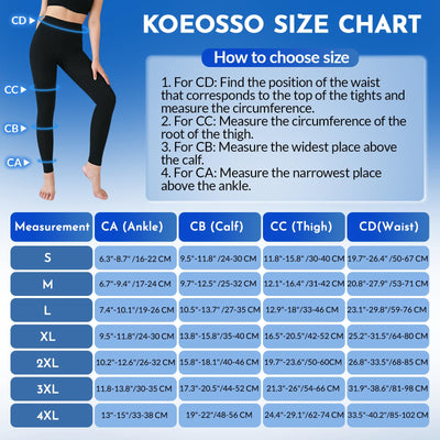 Compression Tights Women, 20-30mmHg Graduated Support Compression Pantyhose Footless Medical Compression Stockings High Waist Compression Leggings for Varicose Veins, Edema, DVT(Black, Large)