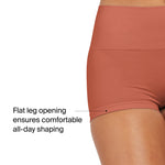 SPANX SPANXshape Everyday Shaping Boyshort - Comfortable Core Control Shapewear Underwear - Invisible Under Clothes - No-Show - Sedona - Medium
