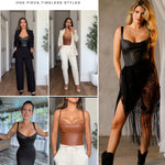 Popilush Shapewear Bodysuit for Women Tummy Control Lace Corset Tank Tops Thong Body Suits