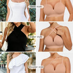 FeelinGirl Wireless Supportive Bra for Women, Seamless Comfort Bralettes No Underwire Full Coverage Everyday Bras