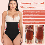 Hioffer 2 Pack 328 Women Waist Cincher Girdle Tummy Control Slimmer Sexy Thong Panty Shapewear