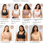 BRABIC Women Front Closure Post Surgery Compression Everyday Bras for Mastectomy Support with Adjustable Straps Wirefree White(X-Small, Beige)