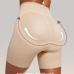Vertvie Tummy Control Shapewear Shorts for Women Butt Lifting Body Shaper Shorts High Waisted Seamless Girdles Under Dress(Nude,Medium)