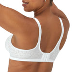Bali Women's Double Support Spa Closure Wire-Free Bra, White, 38C