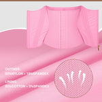Lover-Beauty Waist Trainer for Women Corset Shapewear Tummy Control Workout Waist Cincher Body Shaper Girdle Light Pink X-Small