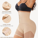 MERYOSZ Butt Lifting Shapewear for Women Tummy Control Underwear Panties High Waist Thigh Slimmer Faja Body Shaper (Beige,Medium)