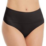 SPANX SPANXshape Everyday Shaping Thong - Core Control Shapewear Underwear - Invisible Under Clothes - Seamless Design - Dusty Lavender - Medium