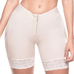 Sonryse TR70ZF High Waisted Shapewear Shorts Girdle Tummy Control for Women Calzones Fajas Colombianas Reductoras y Moldeadoras para Mujer Beige 2XL