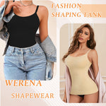 Shapewear Tank Tops for Women Tummy Control Cami Shaper Compression Shaping Undershirt Tops(2#Black+Beige Set-no pads,3X-Large)