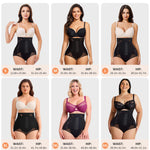CYDREAM Shapewear Tummy Control Underwear for Women Faja Body Shaper Postpartum High Waisted Slimming Butt Panties Seamless Black