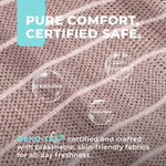 MOOIMOM Coolweave Postpartum Belly Band for C-Section Recovery Belt, Breathable Maternity Abdominal Binder with Ergonomic Back Support, Adjustable Belly Wrap for Post Surgery Waist & Core Support