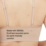 SPANX SPANXsmooth EcoCare Seamless Shaping Longline Bralette - Comfortable Everyday Bralette - Women's Bra with No Underwire - Toasted Oatmeal - Medium