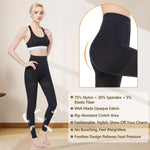 Myshear Medical Compression Tights Women, 20-30 mmHg Graduated Compression Pantyhose Men, Footless Compression Stockings, High Waist Compression Leggings, Support Hose for Varicose Veins, Edema, Dvt