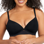 Maidenform Women's One Fab Fit Wireless Demi Bra DM2301
