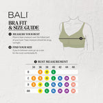 Bali Women's Wireless Bra, Comfort Revolution Seamless T-Shirt Bras for Women, ComfortFlex Fit
