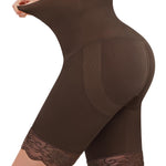 CYDREAM Shapewear for Women - High-Waisted Tummy Control Shorts Butt Lifting Panties Thigh Slimmer Faja Body Shaper Underwear (Brown, XX-Large)