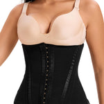 GainKee Waist Trainer for Women Corset Shapewear Cincher Body Shaper Tummy Control Weight Loss Underbust Hourglass Girdle (Black,2XL)