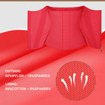 Lover-Beauty Waist Trainer for Women Corset Shapewear Tummy Control Workout Waist Cincher Body Shaper Girdle Red Small