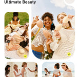 Niidor Strapless Bra Adhesive Backless Sticky Bra with Push Up Invisible Silicone Nude Bra for Low Cut Dresses Comfortable & Secure