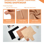 Werena Tummy Control Thong Shapewear for Women High Waisted Body Shaper Shaping Thong Girdle Novelty Hipster Panties(03# Mid Rise Lace Latte(smoothing),XX-Large)
