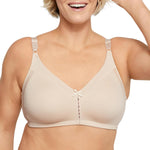 Bali Women's Double Support Wireless Bra, Full-Coverage Cotton T-Shirt Bra, Our Best Everyday Style