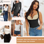 JOYSHAPER Women's Underbust Tummy Control Shapewear Compression Tank Tops Slimming Tank Black S