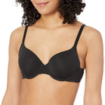 Amazon Essentials Girls' Big Classic Underwire T-Shirt Bra, Black-Heather Gray, 36C