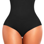 Werena Tummy Control Shapewear Panties For Women Seamless High Waist Shaping Body Shaper Girdle Underwear (#1 Black,Large)
