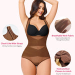 Gotoly Women Waist Trainer Bodysuit Full Body Shaper Vest Tummy Control Slim Corset Shapewear Tank Tops(Brown,XX-Large)