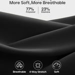 Heathyoga Capri Leggings with Pockets for Women Tummy Control Knee Length Leggings Yoga Pants Women Capri Pants Workout Black