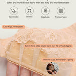 Popilush Bras for Women Minimizer Underwire Supportive Full Coverage Lace Push Up Bra Size 32C Warm Beige
