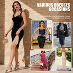 JOYSHAPER Shapewear Half Slip for Under Dress Tummy Control Skirt Slip Slimming Slip Body Shaper Nude M