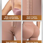 Sonryse Shapewear for women Fajas Colombianas Moldeadoras | Stage 2 Faja Tummy Control Shapewear after Tummy Tuck and Liposuction Mocha Small