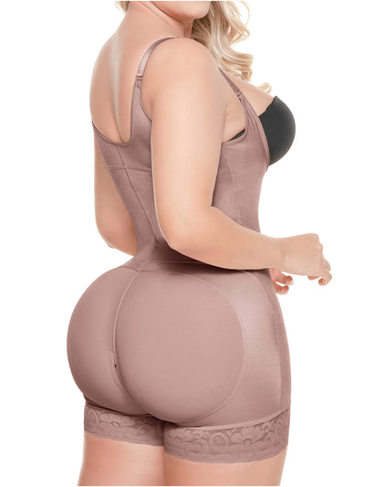 Sonryse TR96ZF Colombian Butt Lifter Post Surgery Postpartum Tummy Control Shapewear Fajas Colombianas Reductoras y Moldeadoras Levanta Cola Cocoa M