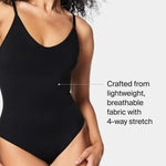 SPANX SPANXsculpt Power Series Thong Bodysuit - Soft, Seamless Shapewear for Women - Adjustable Straps - Snap Closure