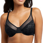 Bali Women's One Smooth U Lace Minimizer Bra, Underwire Full-Coverage Convertible Bra