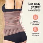 3 in 1 Postpartum Belly Support Recovery Wrap – Postpartum Belly Band, After Birth Brace, Slimming Girdles, Body Shaper Waist Shapewear,Post Surgery Pregnancy Belly Support Band(Dusty Plum, M/L)